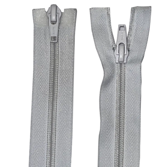 Double Slider 2 Way Nylon/Plastic Zip - With Metal Sliders 23" (58cm)