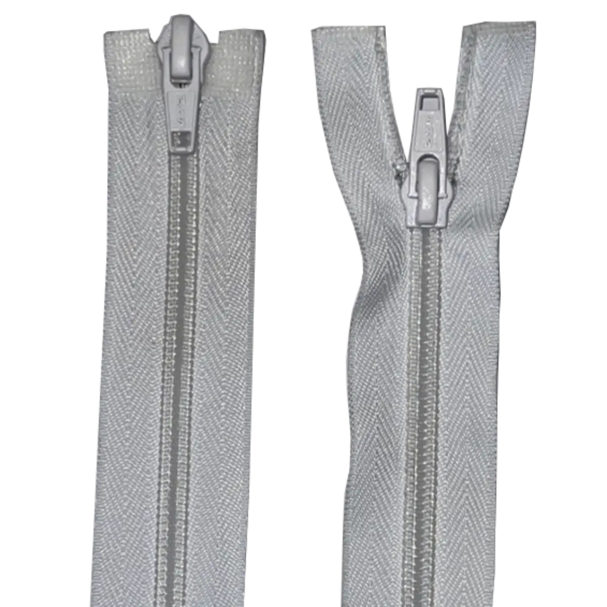 Double Slider 2 Way Nylon/Plastic Zip - With Metal Sliders 20" (51cm)