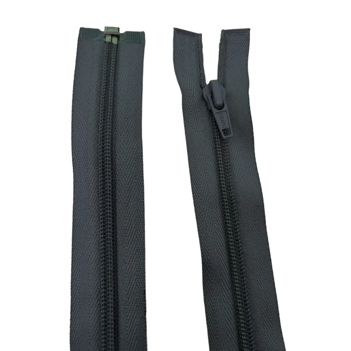Nylon Open Ended Zip 22" (56cm) With Self Colour Metal Slider Pins & Needles