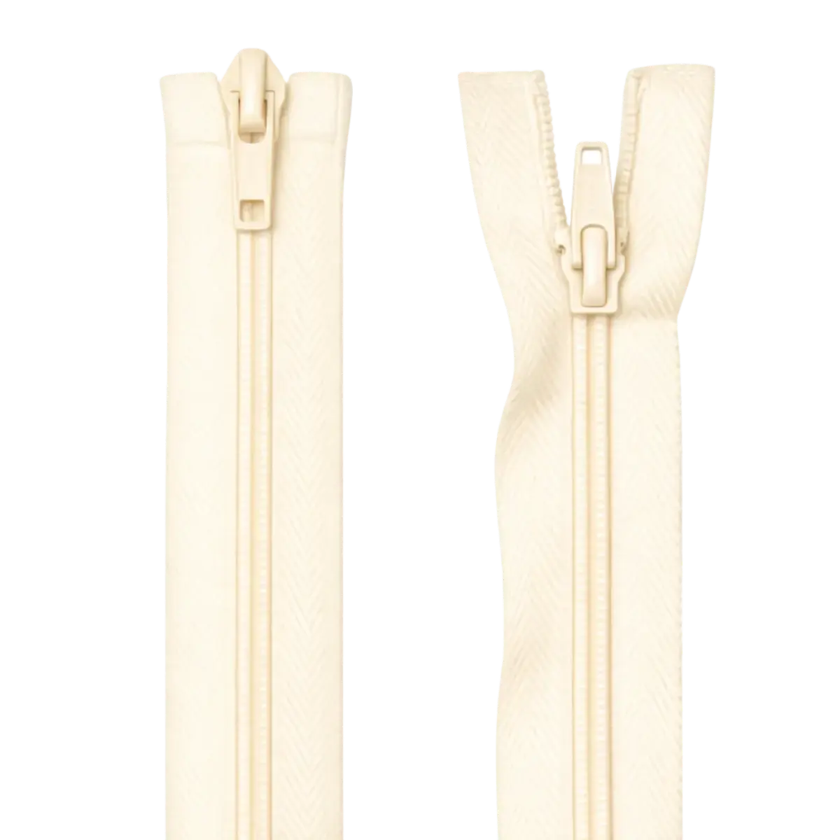 Double Slider Nylon/Plastic 2 Way Zip - With Metal Sliders 33" (84cm) Pins & Needles