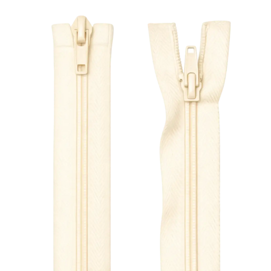 Double Slider Nylon/Plastic 2 Way Zip - With Metal Sliders 33" (84cm) Pins & Needles