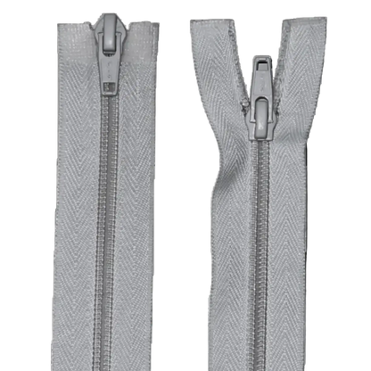 Double Slider Nylon/Plastic 2 Way Zip - With Metal Sliders 20" (51cm) Pins & Needles