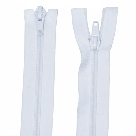 Double Slider Nylon/Plastic 2 Way Zip - With Metal Sliders 16" (40cm) Pins & Needles