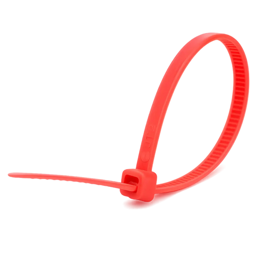 Packs Of Coloured Cable Ties 100mm 4" In Red, Yellow, Green, Orange And Blue Pins & Needles Leicester