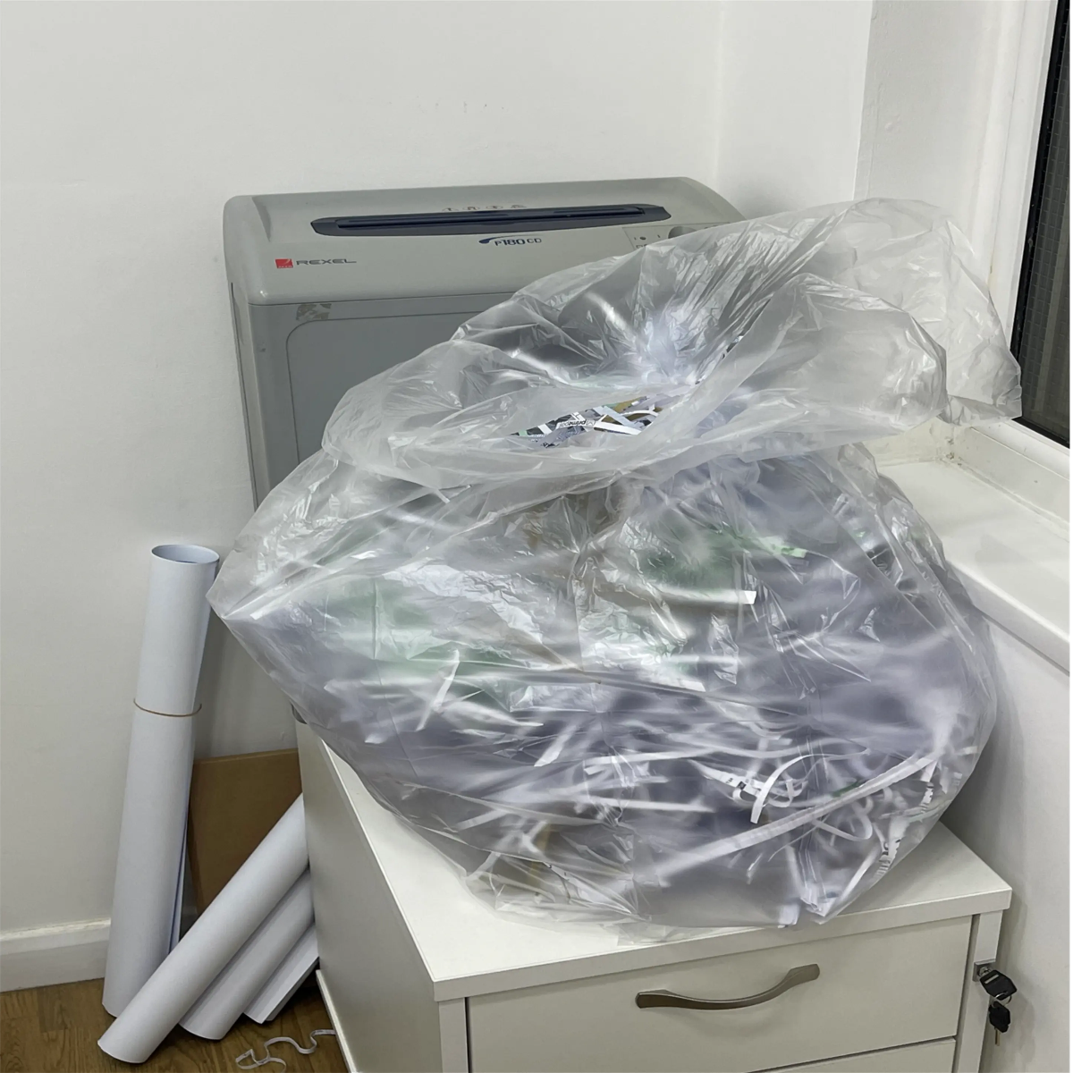 High Quality High Density Clear Refuse Sacks - Bin Bags Pins and Needles