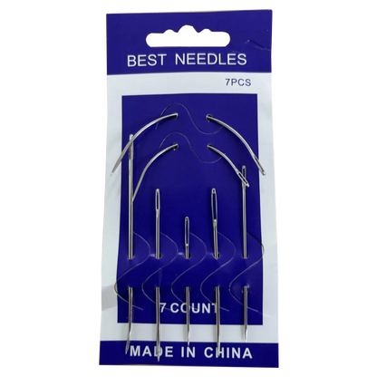 Hand Sewing Needles - Repair Needles 7 Pack Lamp Shades, Upholstery, Darning Pins & Needles