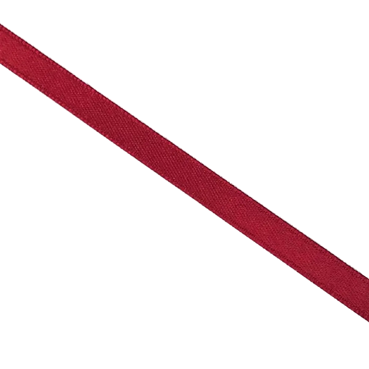 Luxurious Ruby Red 6mm Double Sided Satin Ribbon