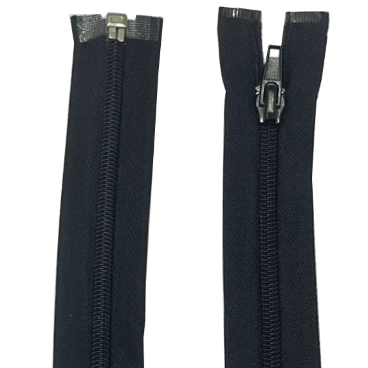 Open Ended Zip Nylon 24" (61cm) With Self Colour Metal Zipper