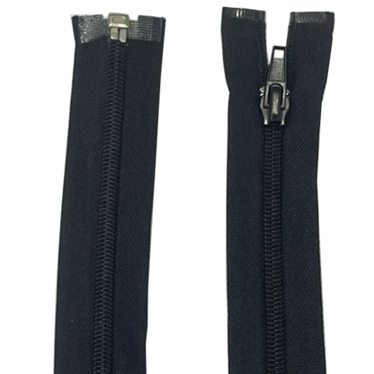 Open Ended Nylon Zip 21" (53cm) With Self Colour Metal Zipper