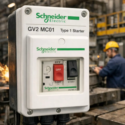 Schneider Electric Circuit Breaker GV2 MC01 Type 1 Starter Enclosure TeSys 021364 Pins & Needles