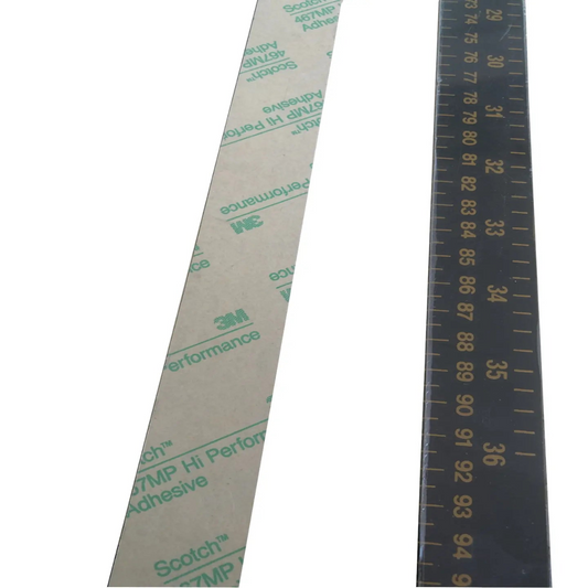 Self Adhesive Rigid Metre Stick - Yard Stick Attach On to Bench or Machine Table Pins & Needles