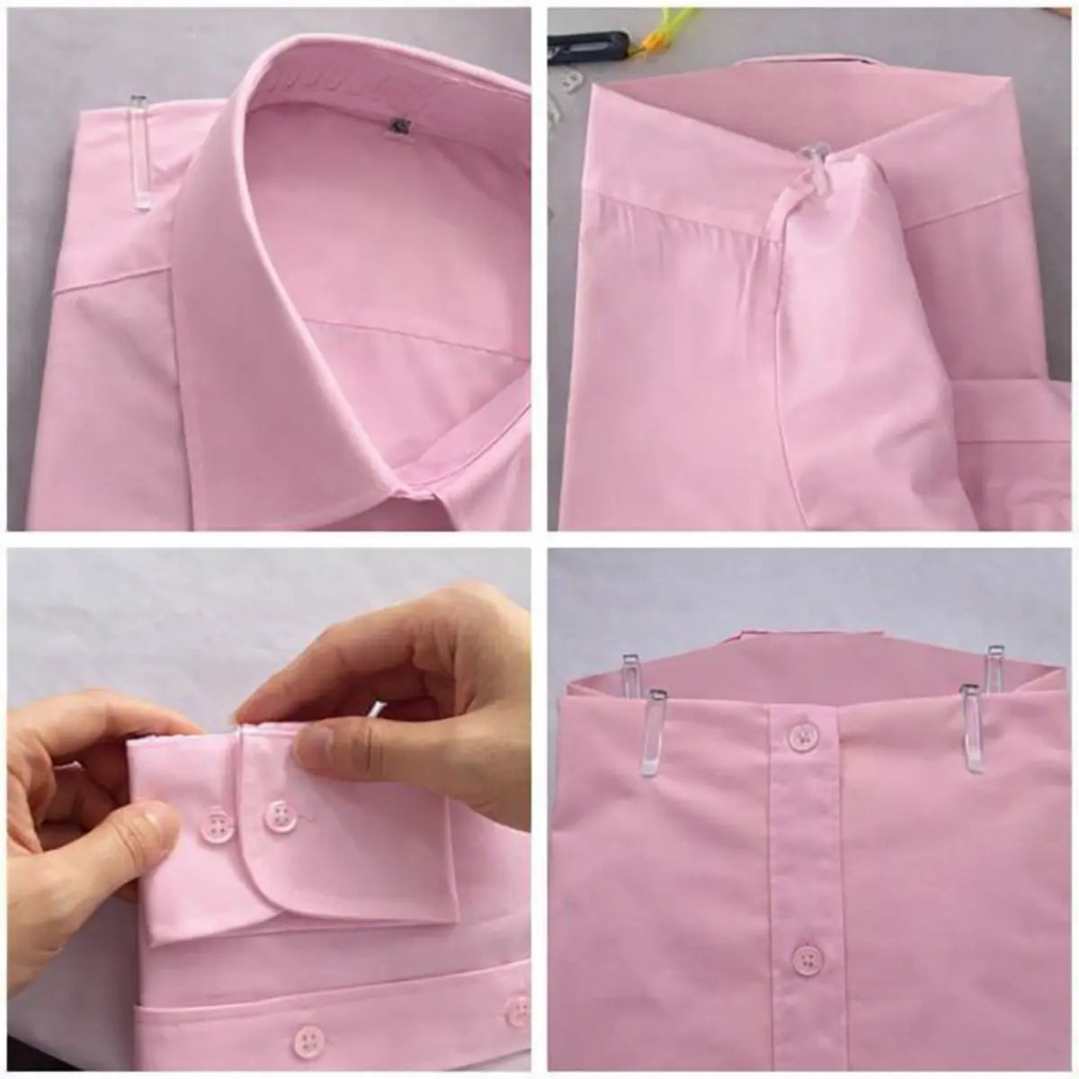 Transparent Plastic Shirt Clips – Versatile Clothing and Textile Fasteners Pins & Needles Leicester