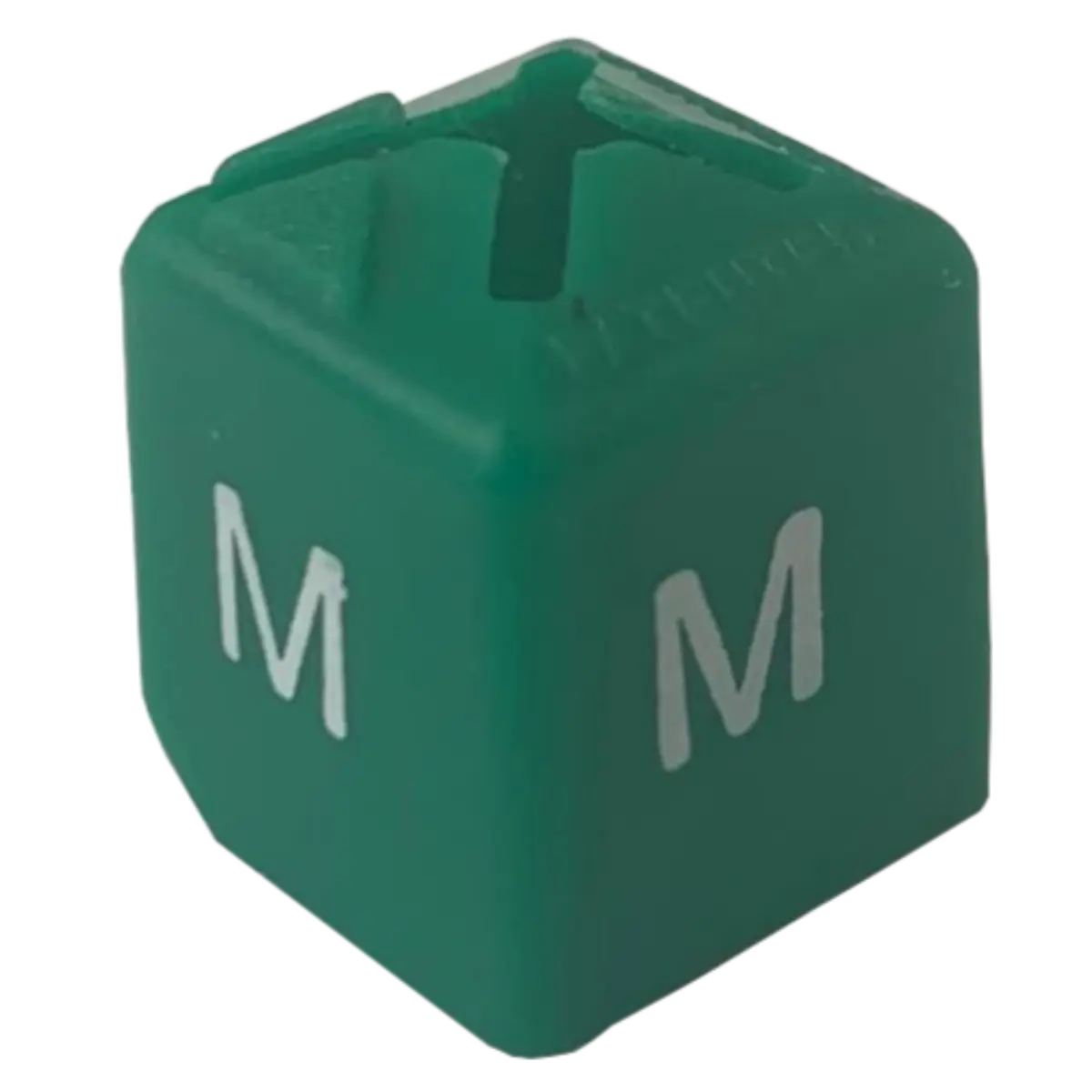 Easily identify clothing sizes with our size cubes, perfect for mounting on top of a clothes hanger