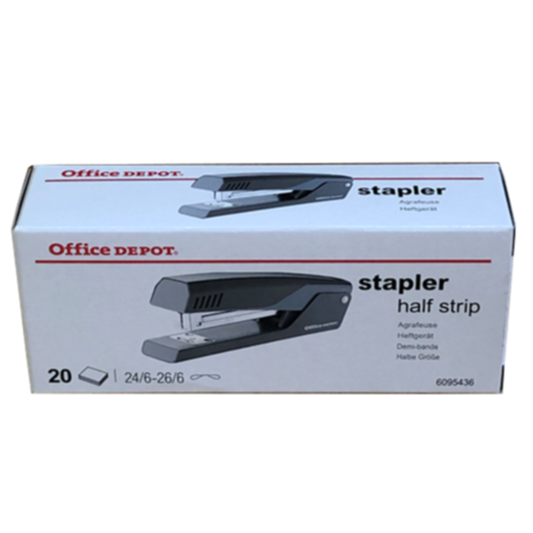Stapler Half Strip Gunmetal By Office Depot Pins & Needles