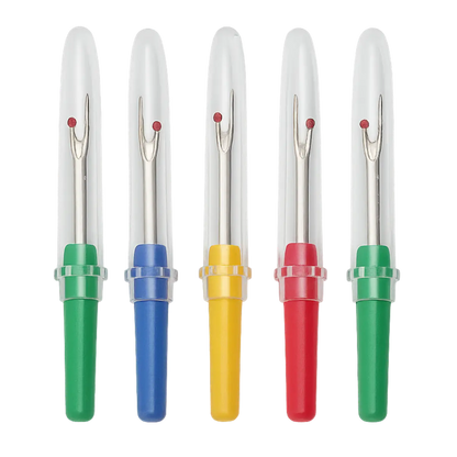 Seam Ripper Stitch Unpicker Tool – Precision Sewing Remover 3 Sizes Pins and Needles