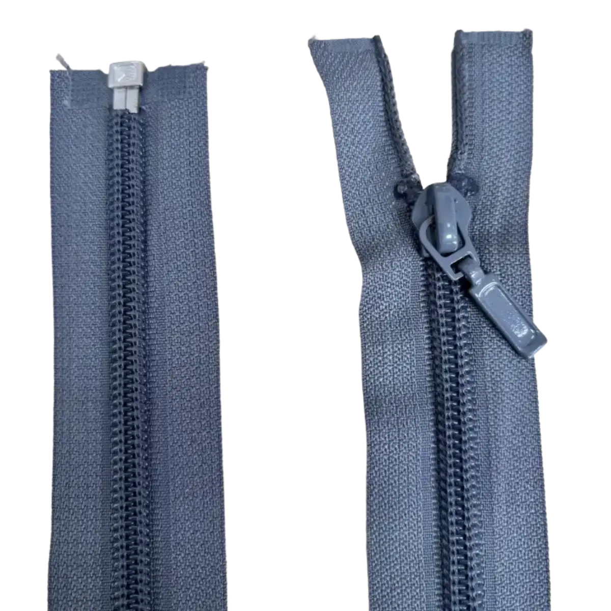 Nylon Open Ended Zip 26" (66cm) With Self Colour Metal Slider Pins & Needles