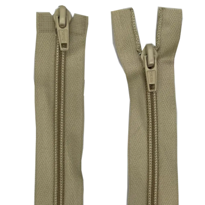 Double Slider 2 Way Nylon/Plastic Zip - With Metal Sliders 27" (68cm)
