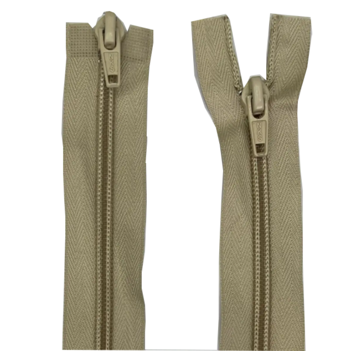 Double Slider Nylon/Plastic 2 Way Zip - With Metal Sliders 33" (84cm) Pins & Needles