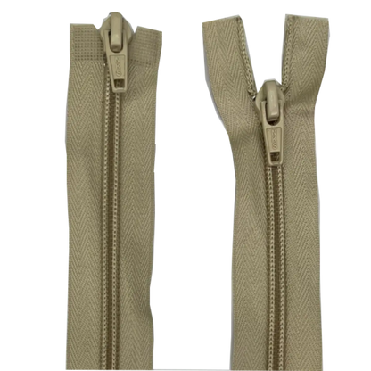 Double Slider Nylon/Plastic 2 Way Zip - With Metal Sliders 33" (84cm) Pins & Needles