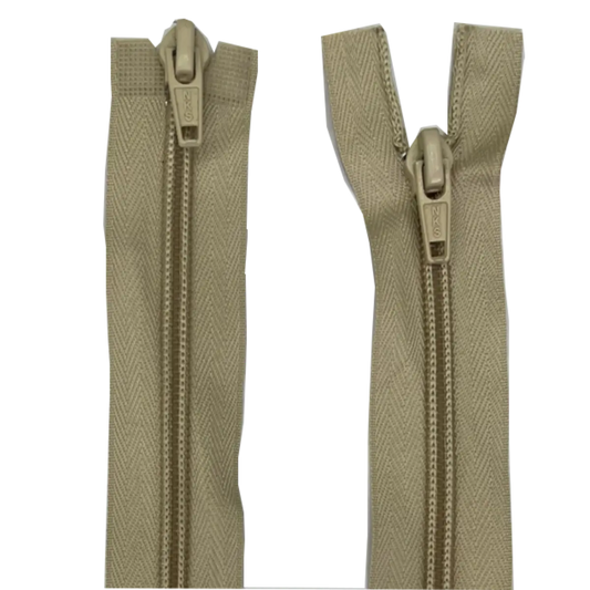 Double Slider Nylon/Plastic 2 Way Zip - With Metal Sliders 33" (84cm) Pins & Needles