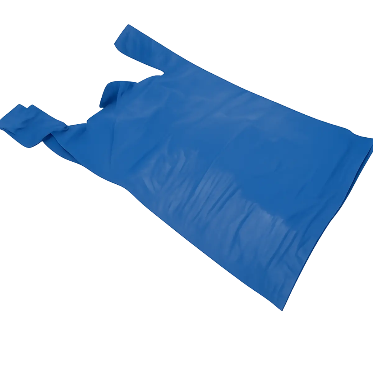 High Quality 25mu High Density Large Recycled Vest Carrier Bags 12x18x24 | Blue 80 Pack Pins and Needles