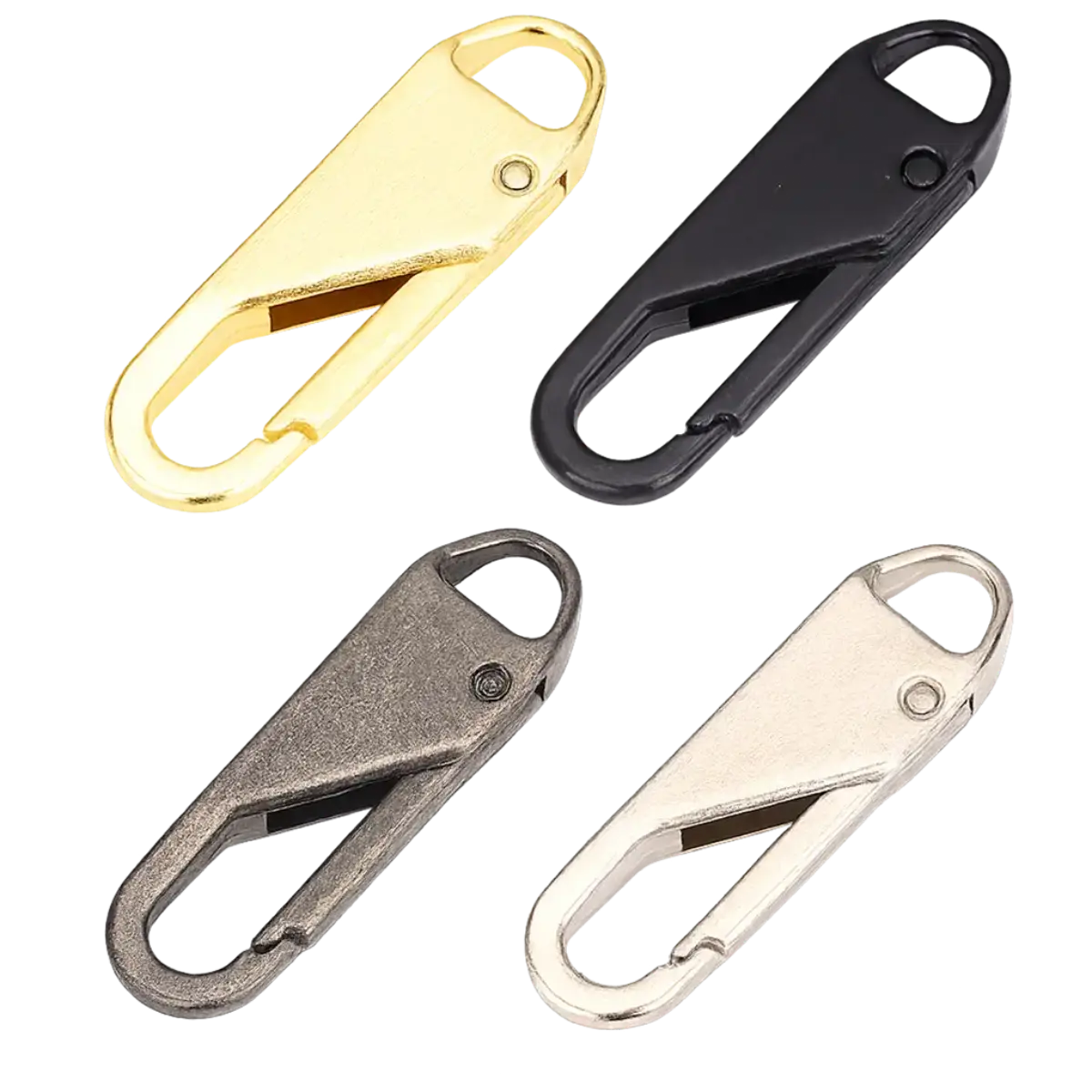 Durable Zipper Pulls Repair & Extension Set Head Rope And Replacement Slider Pins & Needles