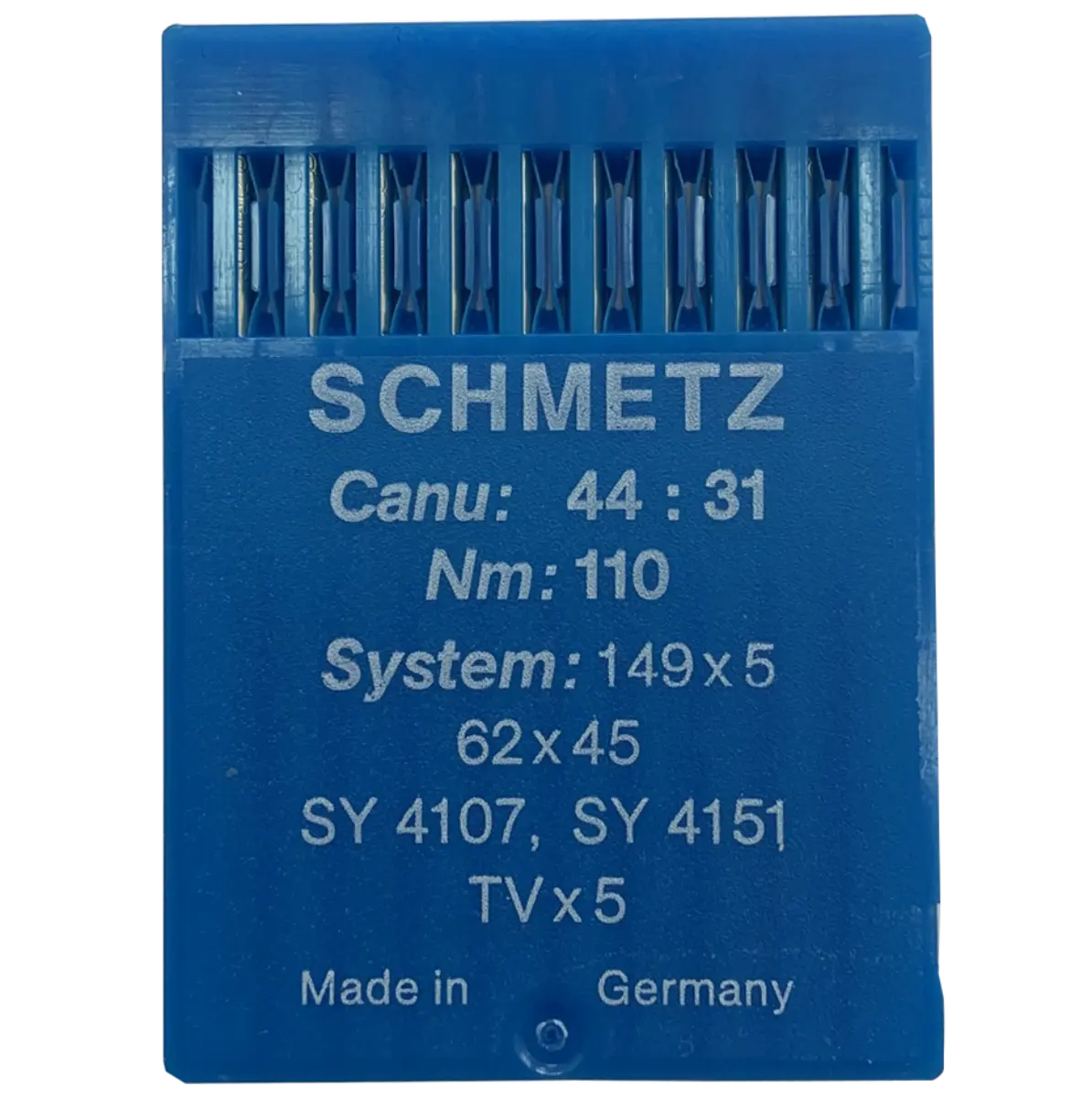 Schmetz Industrial Needles 149x5, SY 4107, SY 4151,TVx5, 62x45, Canu: 44 : 31