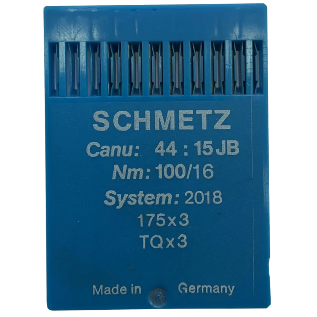 Schmetz Industrial Needles 2018,175x3, TQx3, SY8727, 1661LG, WY4051, Canu 44:15 JB