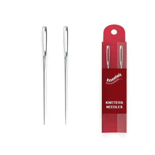 Knitters sewing needles for basic sewing needs