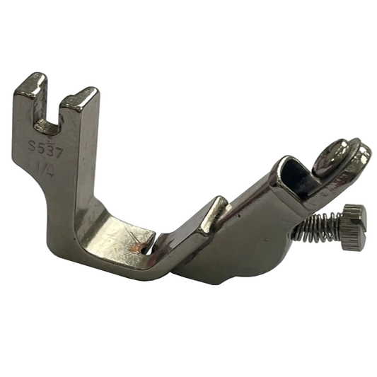 Single Needle Lockstitch Adjustable Elastic Gathering Shirring Presser Foot - S537 1/4"