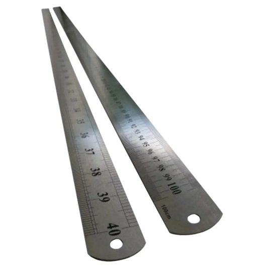 Stainless Steel One Metre Ruler Metric And Imperial, Design, Cutting, Dressmaking