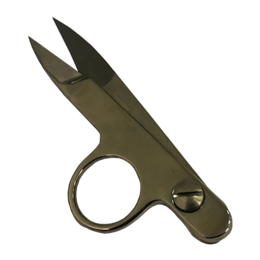 Nickel Plated Steel Thread Clippers 4½" (11cm) With Narrow Blades