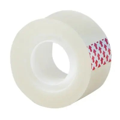 Clear Self Adhesive Easy tear Tape - 25mm Similar To Sellotape