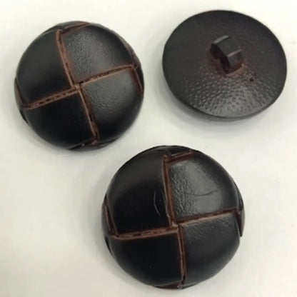 Leather Look Football Shank Buttons, Cardigans, Jackets