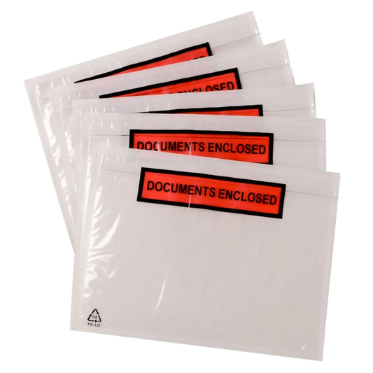 Documents Enclosed printed Envelopes Packing List or Shipping Label