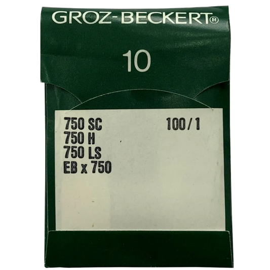 Groz Beckert 750, 750 (SC), SY 6482, EB x 750, Canu 08:30