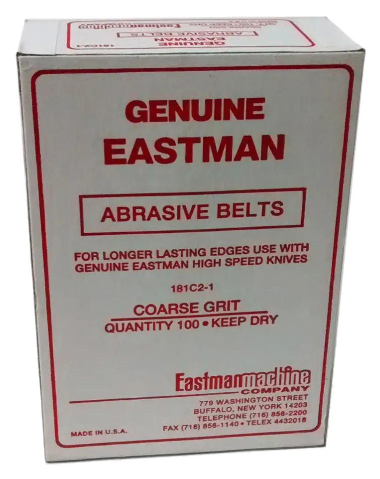 Eastman Sharpening Belts, red, coarse