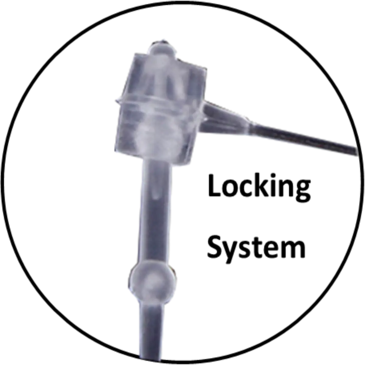 Fixed Loop Lock Fasteners Natural For Labelling, Paring, Security ...
