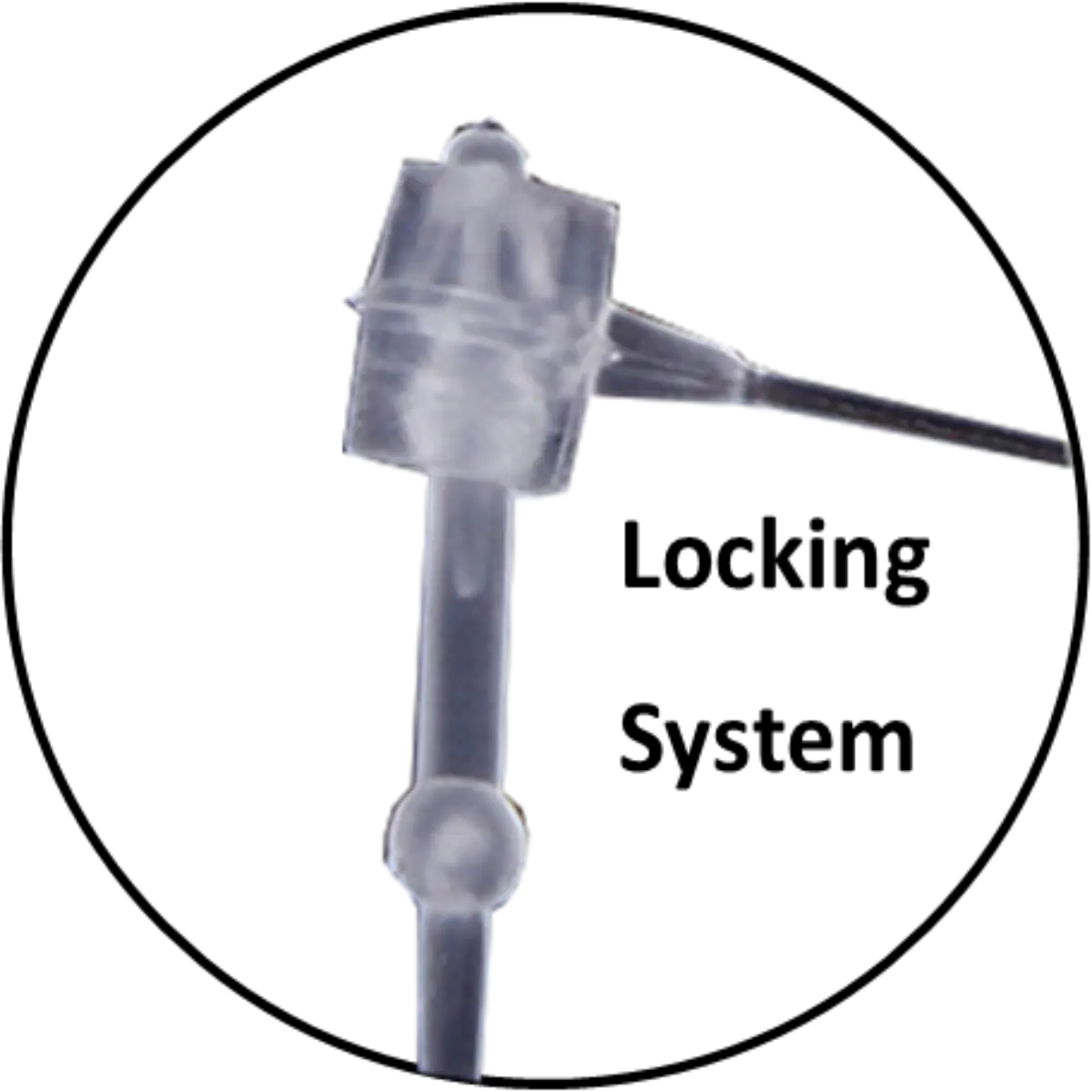 Fixed Loop Lock Fasteners Black For Labelling, Paring, Security – Pins ...