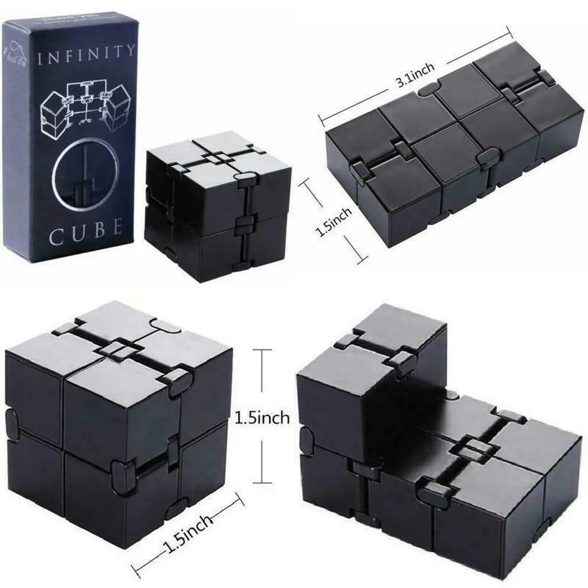 Infinity Cube Fidget | Stress Anxiety Reducer | Toy