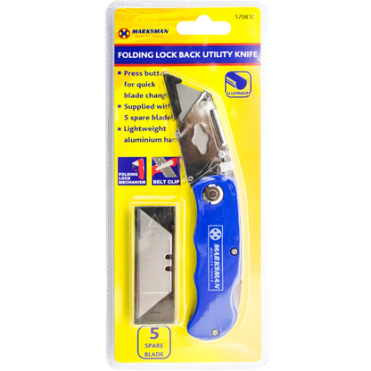 Quick Release Folding Lock Utility Knife | Stanley Blades | Packaging, Boxes, Craft, DIY 