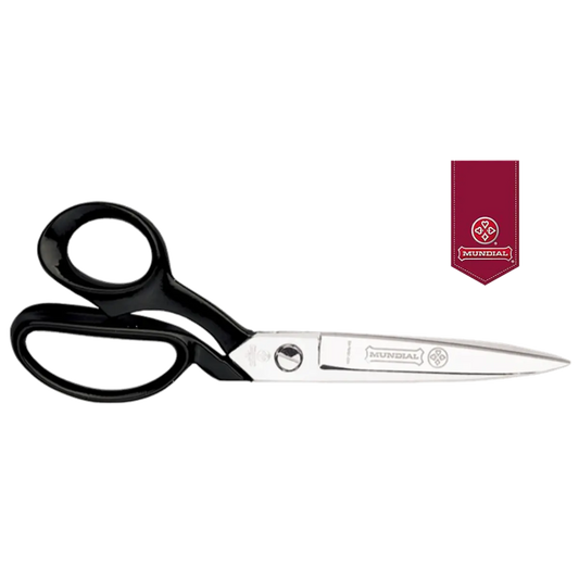 Mundial 493PKE Double Pointed True Left Handed Nickel Plated Tailors Shears