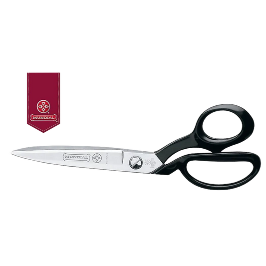 Mundial 498PKE Double Pointed Hot Forged Nickel Plated Tailors Shears