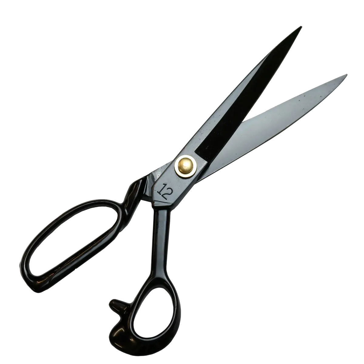 Onyx Unique high grade industrial shears, fully black hot forged steel