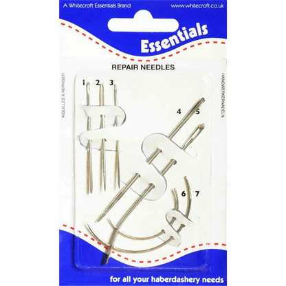 Hand Sewing Needles - Repair Needles 7 Pack