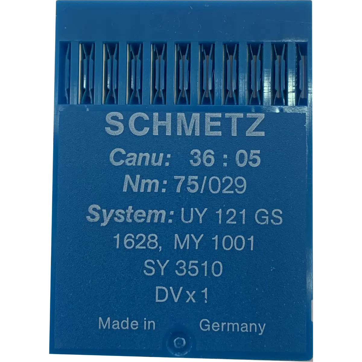 Schmetz Industrial Needles UY 121 GS, UYX 121, MY1001, DVx1, SY3510