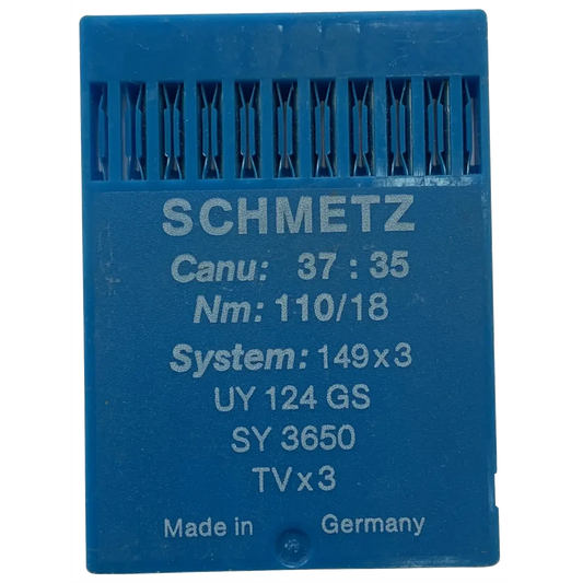 Schmetz Industrial Needles 149x3, UY124 GS, SY 3650, TVx3, Canu 37:35