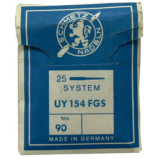 Schmetz Industrial Needles UY 154 GAS, UY154 FGS, UY154 GHS, SY 1431, 151x21, Canu 06:60