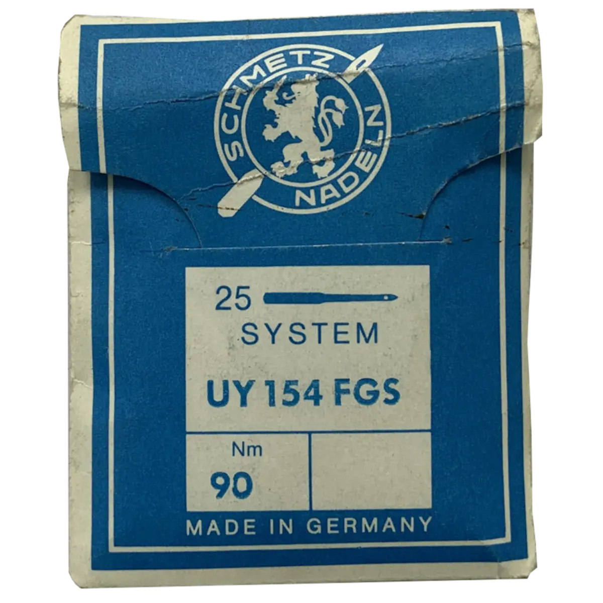 Schmetz Industrial Needles UY 154 GAS, UY154 FGS, UY154 GHS, SY 1431, 151x21, Canu 06:60