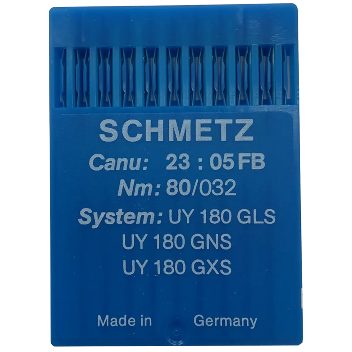 Schmetz Industrial Needles UY 180 GS, UY 180GLS,  UY 180 GXS, SY 6935  GXS, Canu: 23 : 05